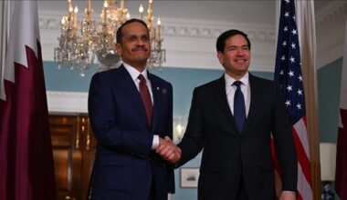 US secretary of state meets with Qatari premier amid efforts to launch phase 2 of Gaza ceasefire