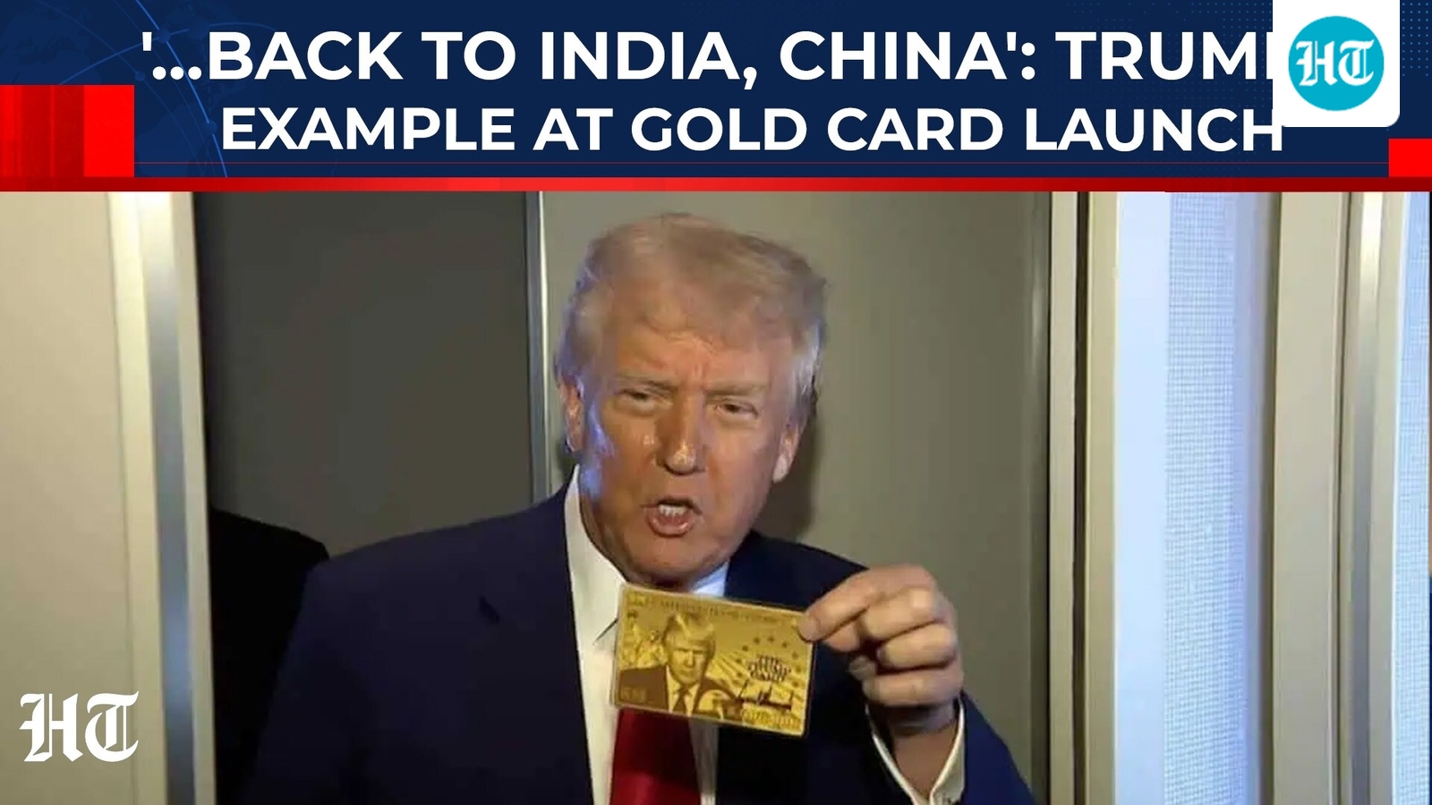 '…Back to India, China': Trump's example while launching ‘Gold Card’ for migrant workers| US News