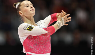 World all-around finalist Silja Stöhr of Germany: ‘We balance strength, conditioning, technique and routine work’