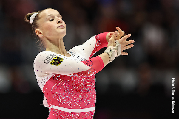 World all-around finalist Silja Stöhr of Germany: ‘We balance strength, conditioning, technique and routine work’
