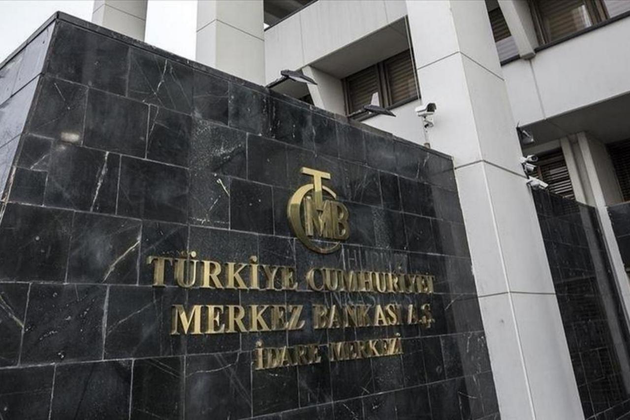 An exterior view of the Central Bank of the Republic of Türkiye (CBRT) headquarters in Ankara, Türkiye. (AA Photo)