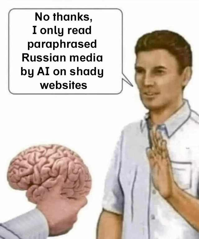 The main reason why Russian propaganda works is because there are people susceptible to it.