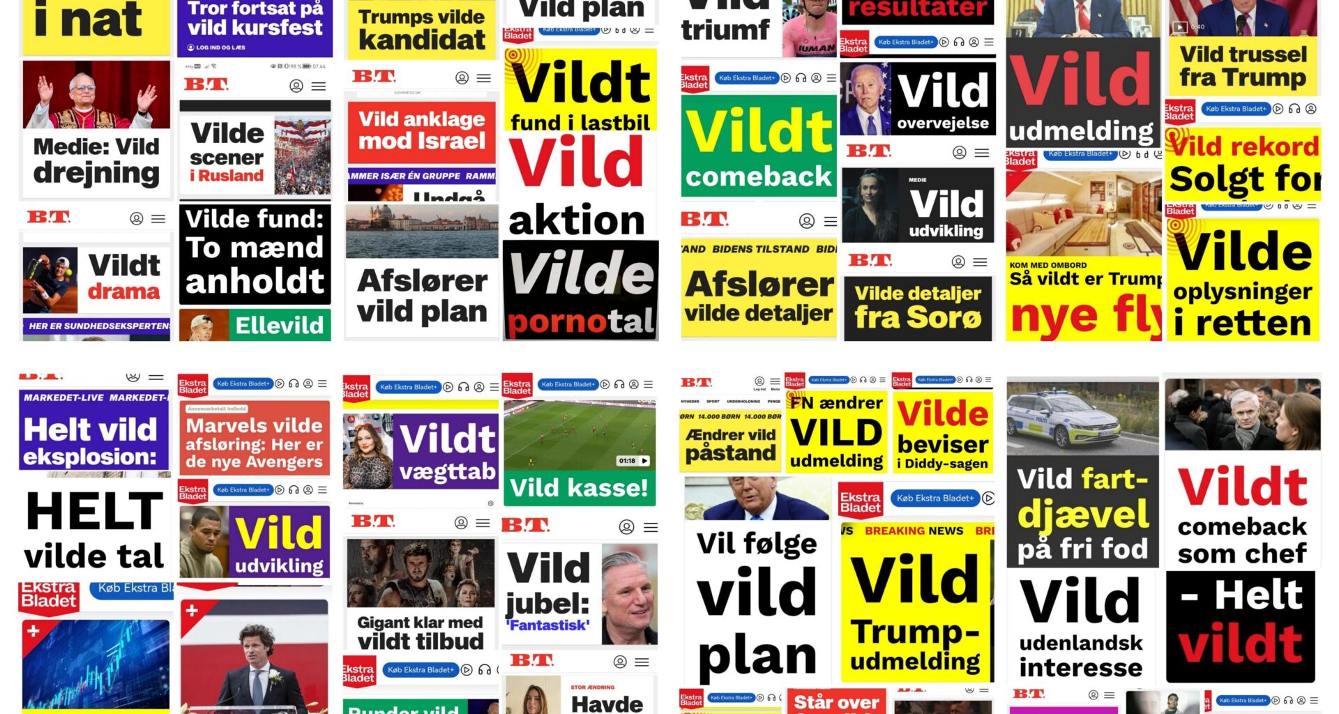 Vildt ringe "journalistik"