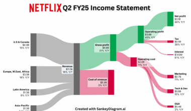 [OC] How Netflix Turned $11.1B in Revenue into $3.1B Profit in Q2 FY25