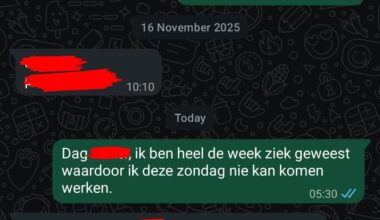 This is me asking for a sick leave to my boss.