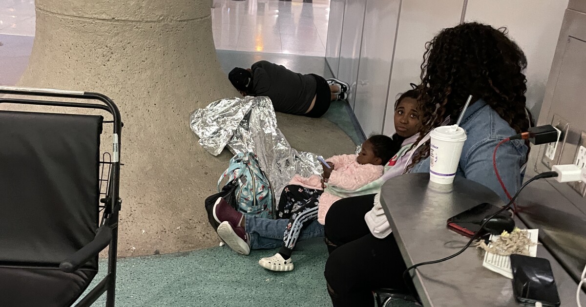 Emails reveal 1,100 migrants stayed at San Diego’s airport during single night