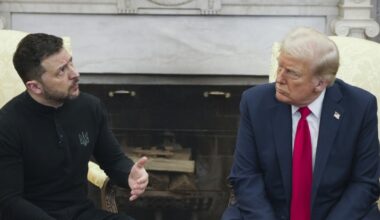 Russia bombards Kyiv on eve of Zelenskyy-Trump peace talks