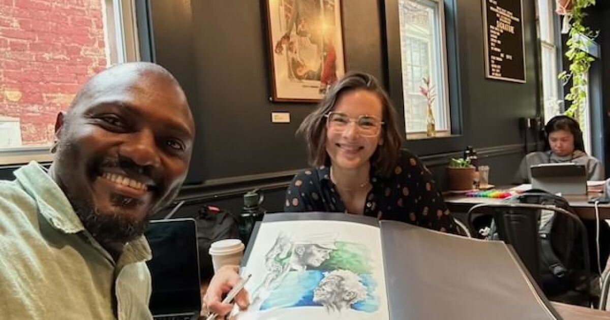 How a Kentucky artist and poet document local refugees’ stories