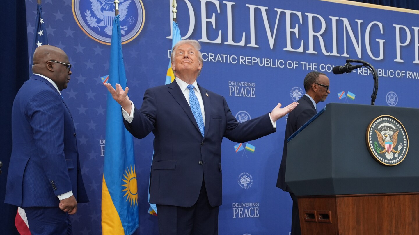 Trump hosts Congo's and Rwanda's presidents for peace deal