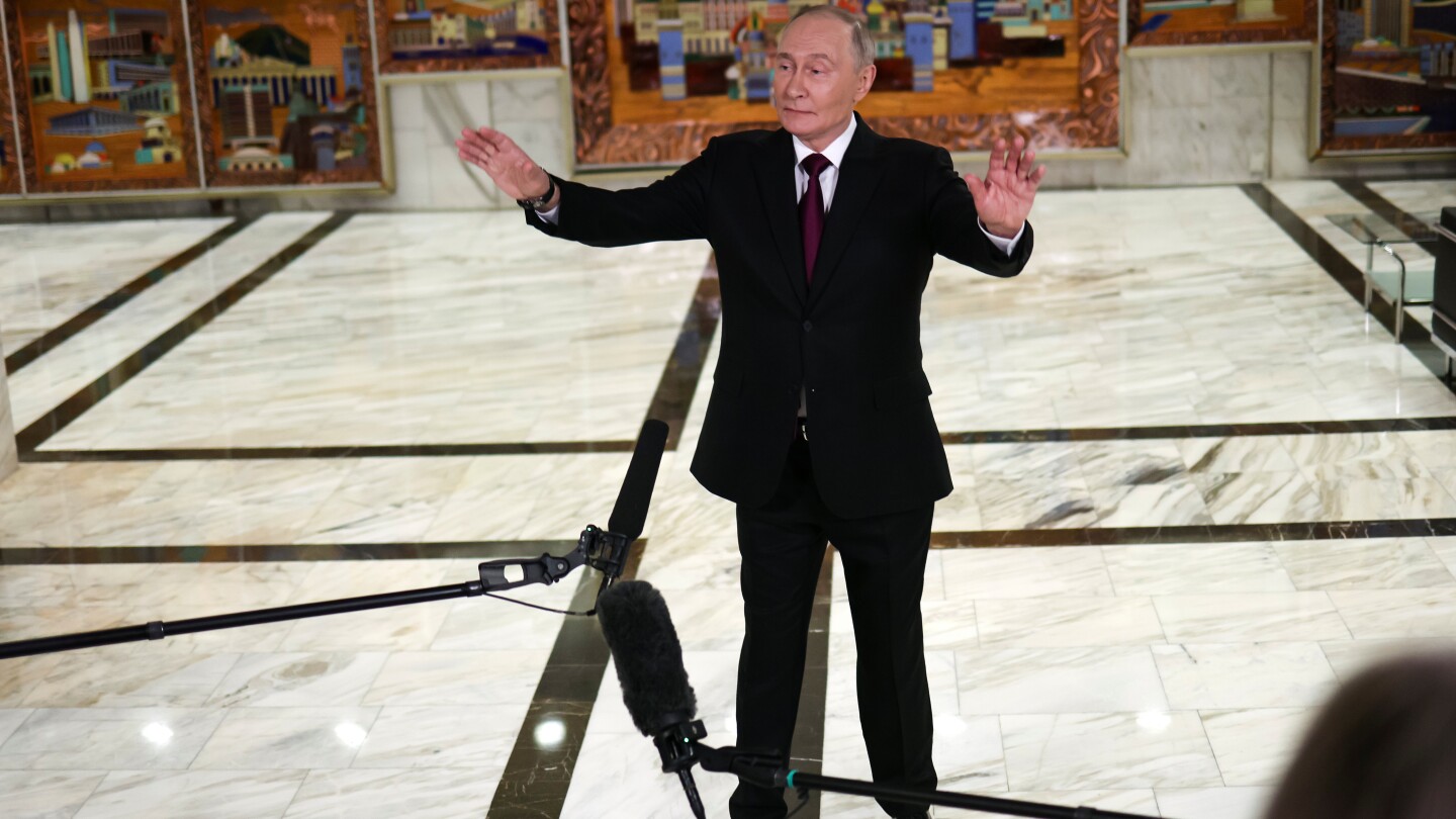 Putin accuses Europeans of sabotaging peace efforts in Ukraine