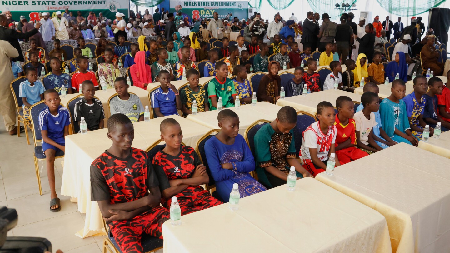 100 children abducted from a Nigerian Catholic school released