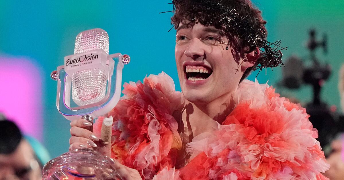 Eurovision champion Nemo returns the 2024 winner's trophy to protest Israel's inclusion