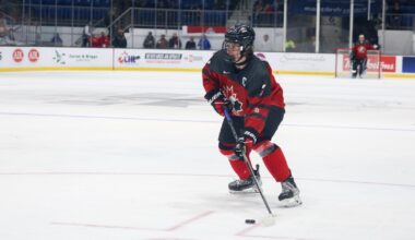 Cole Reschny's goal helps Canada escape upset bid by Latvia - Grand Forks Herald