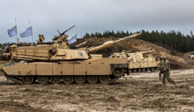 U.S. Army Abrams tanks conducted live-fire exercise in Estonia to demonstrate combat readiness