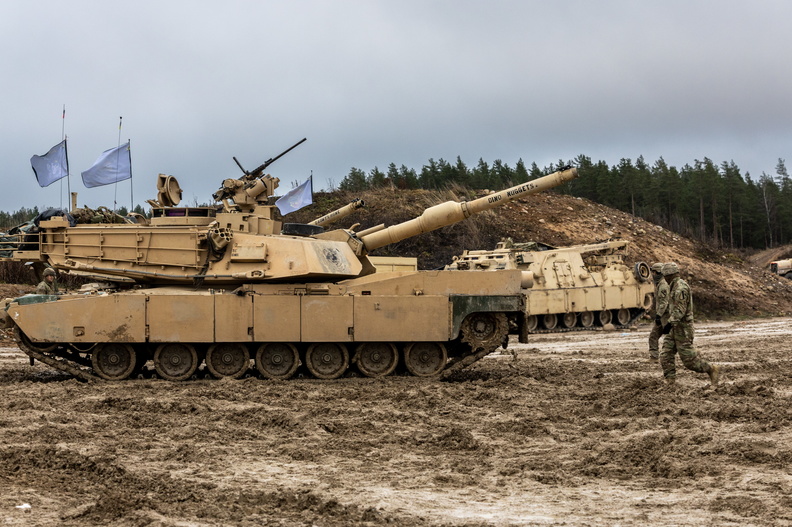 U.S. Army Abrams tanks conducted live-fire exercise in Estonia to demonstrate combat readiness