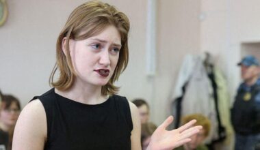 Russia sentences 19-year-old woman to nearly three years in a penal colony after poetic anti-war protest