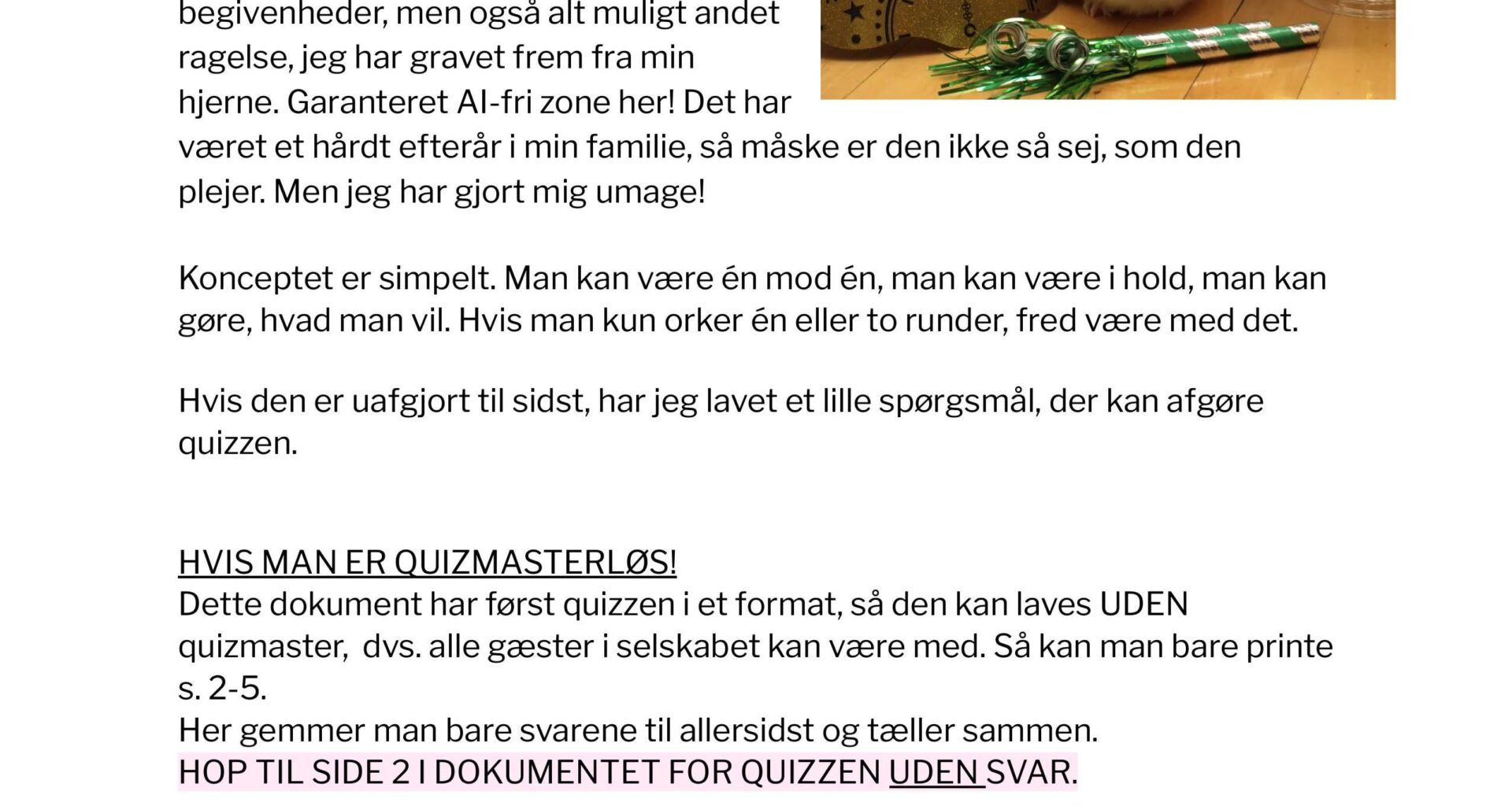Nytårsquiz 2025/2026