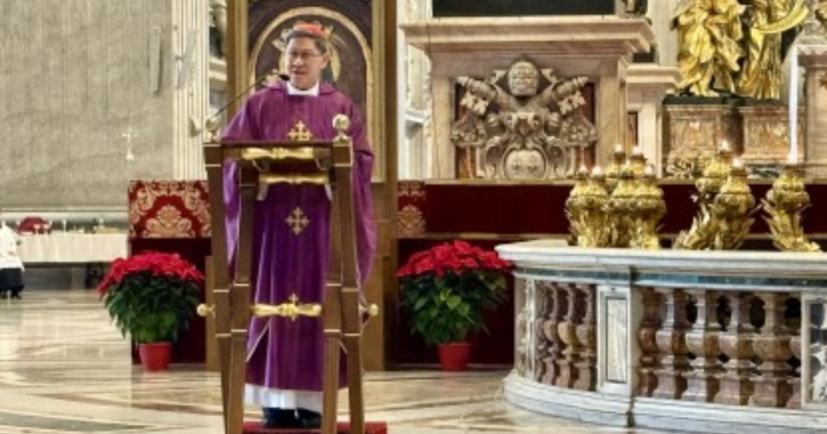 Tagle leads ‘Simbang Gabi’ at St. Peter’s Basilica in Vatican