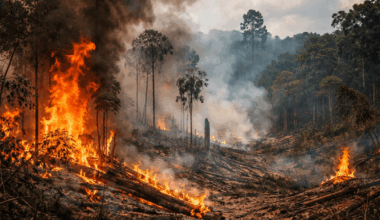 Hidden damage from Amazon fires now outweighs deforestation as carbon emissions surge