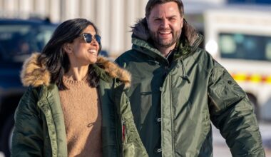 Vice President JD Vance and Usha Vance