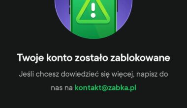 Dostałem bana w żabce