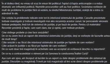 Raspuns Nicusor Dan la Recorder