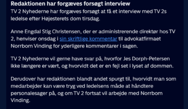 Et sjældent plus til Tv2 Nyhederne, som udstiller egen ledelse, ligesom de ville have gjort med alt andet