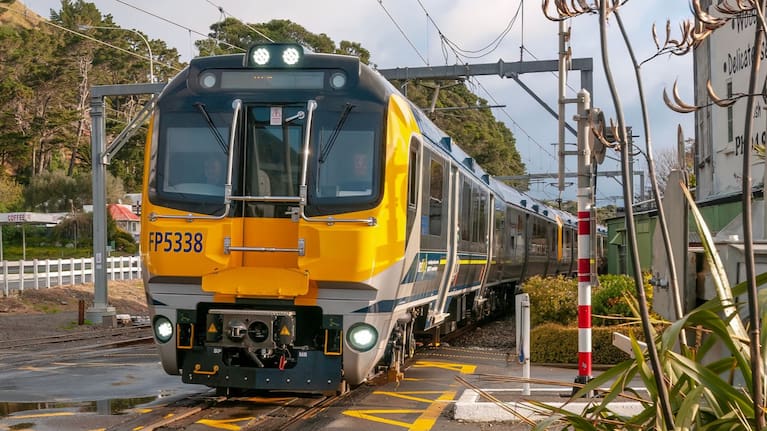 Wellington electric train (file image).