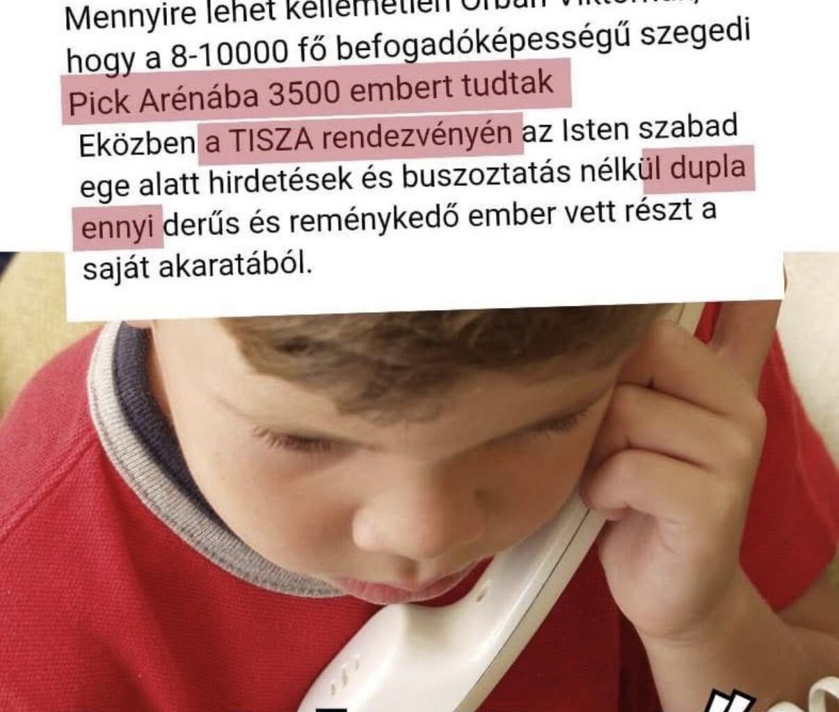 Apáti belekeveri a segítség kérő kisfiút is MP mocskolásába.