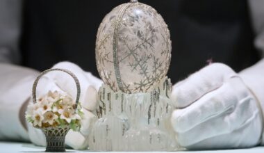 Crystal egg crafted for Russian royalty shatters record and sells for $30.2 million