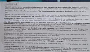 Did anyone else get hit with blatant propaganda in the post today?