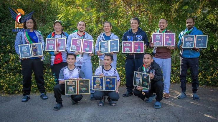 The crew of the ship Eternity C after their release (Saba News Agency Telegram channel, December 3, 2025)