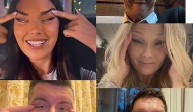 A few Finnish politicians doubled down their support for the former Miss Finland (top left), who made the Asian racist gesture a few days ago.