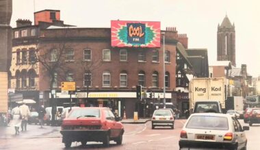Shaftesbury Square in the 1980s