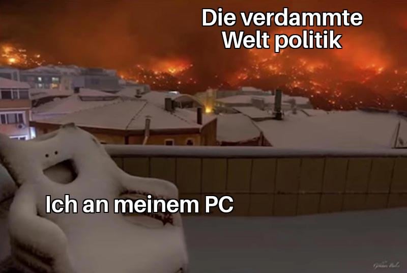 Von mir aus bombt euch alle gegenseitig weg aber lasst mir das Internet. Danke.