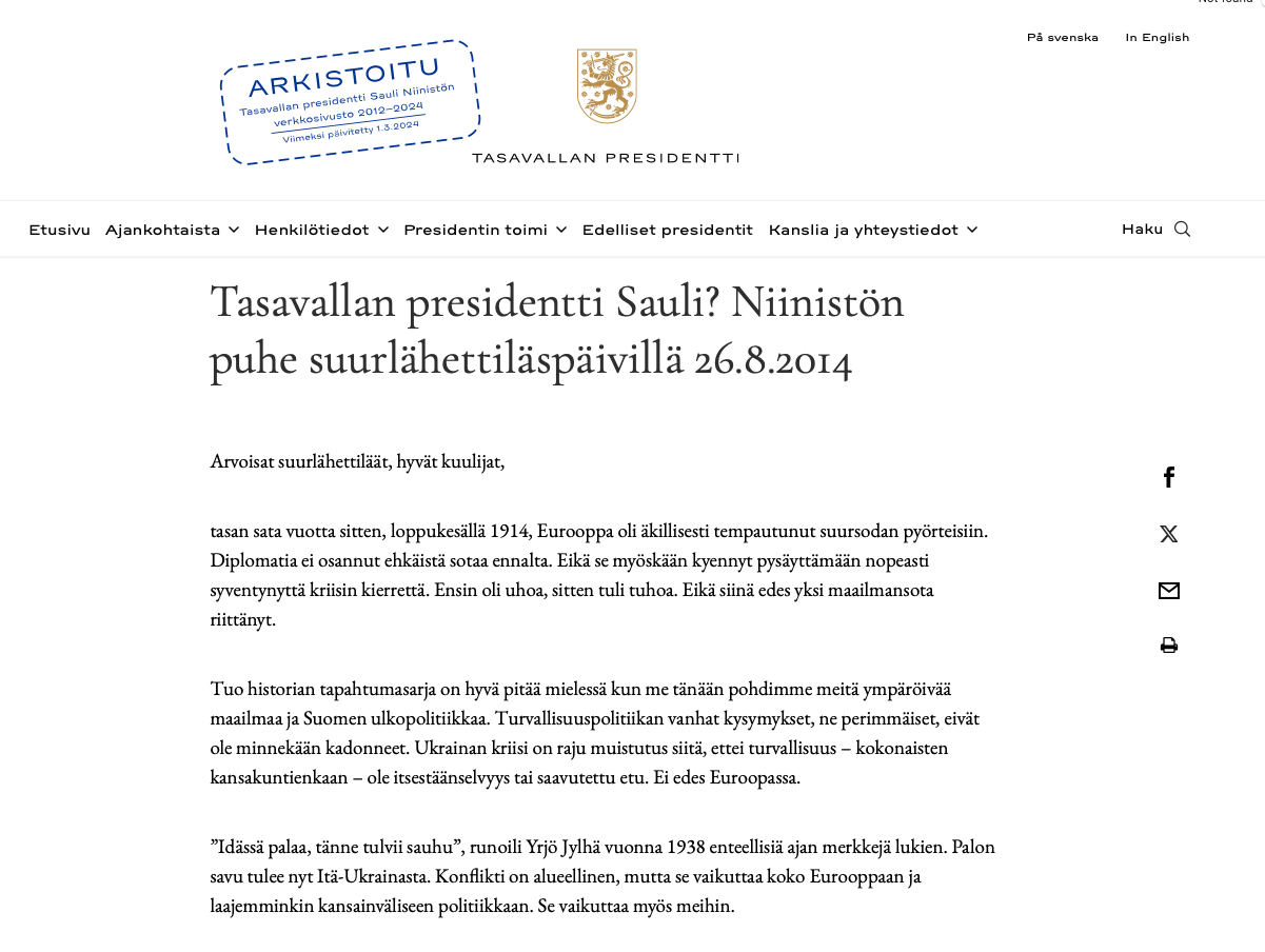 This "?" typo in the title makes it seem like they're not sure if it's Sauli or not. Can't stop giggling about this