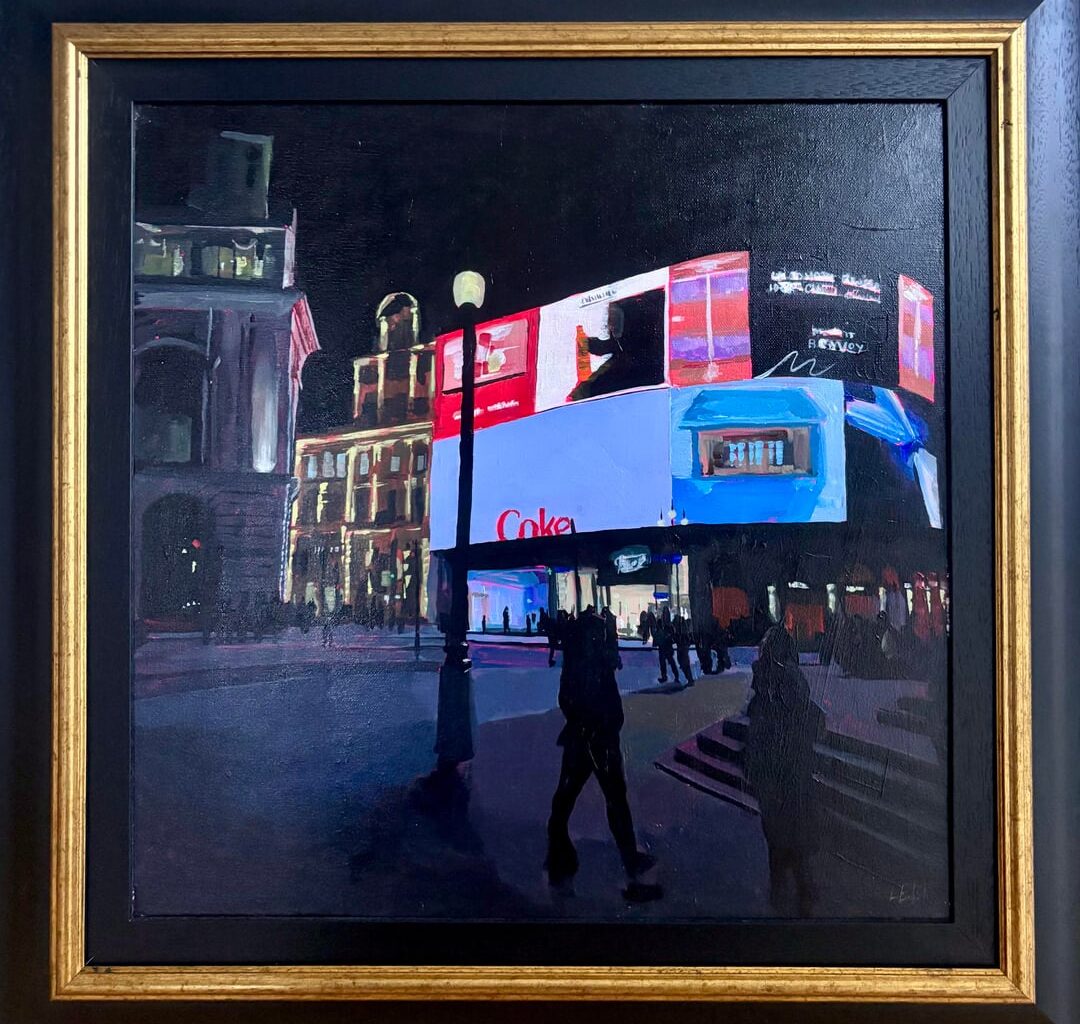 I painted a collection of London night scenes! Nothing beats Winter in London