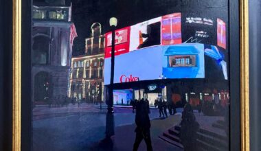 I painted a collection of London night scenes! Nothing beats Winter in London