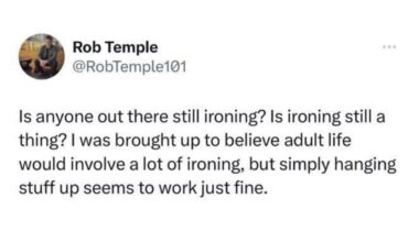 I forgot what was Ironing