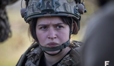 Yuliia, 26, “They told me I would become a proper soldier, yet it seems for the rest of my life I’ll remain a ‘convict’. Even so, I’m proud to be in Shkval”