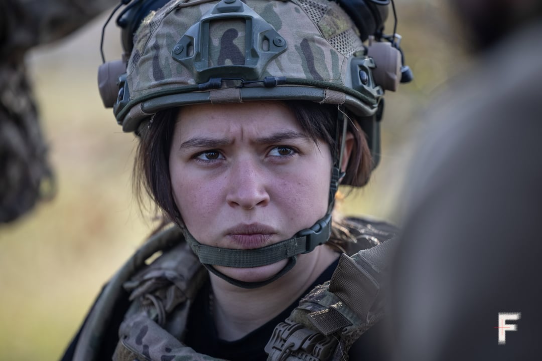 Yuliia, 26, “They told me I would become a proper soldier, yet it seems for the rest of my life I’ll remain a ‘convict’. Even so, I’m proud to be in Shkval”