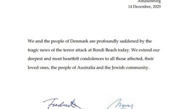 Royals Send Condolences Following the Terrorist Attack at Bondi Beach