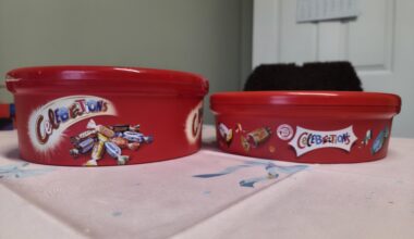 Celebrations 2017 (750g) vs. 2025 (500g)