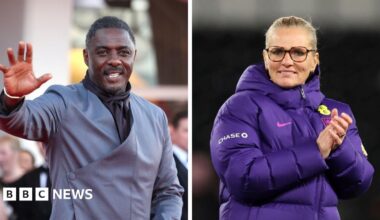 BBC News - Idris Elba knighted as Sarina Wiegman and Lionesses lead New Year Honours