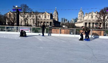 Lovely day for some ice-skating