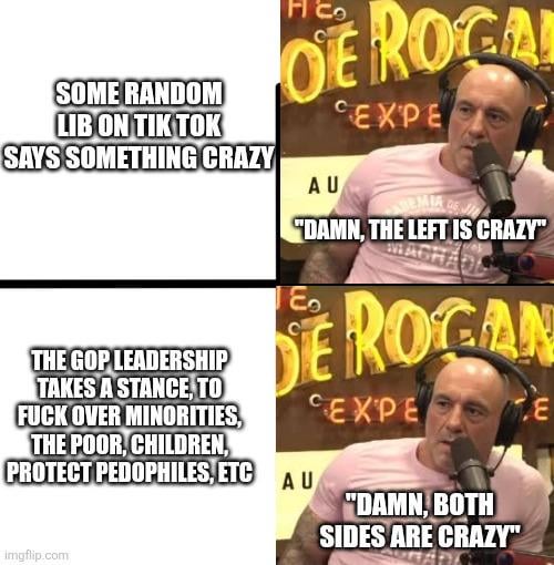 My issue with "centerists" these days