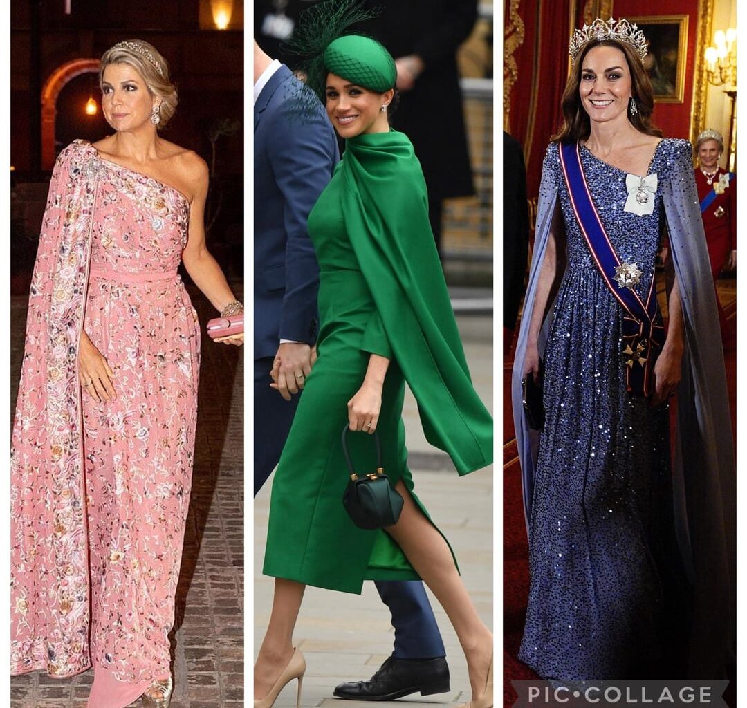 Who is the Queen of the cape dress?