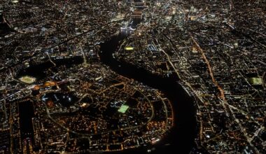 London from my plane window!
