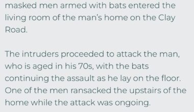 This assault in Newry seems crazy, like something from a movie..