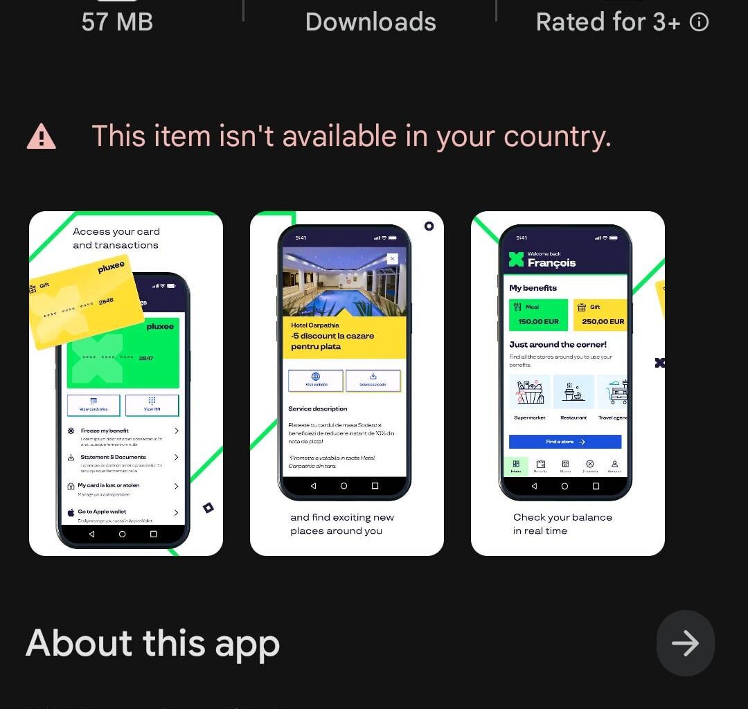 Problem with the Pluxee App